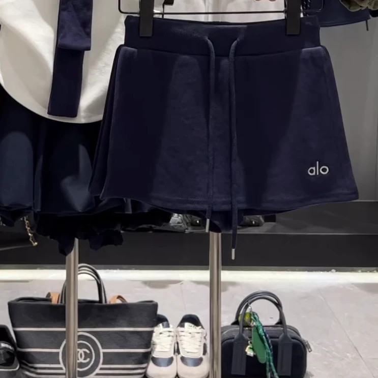 【美式字母刺绣半身裙裤】2025夏款显瘦百搭短裙裤