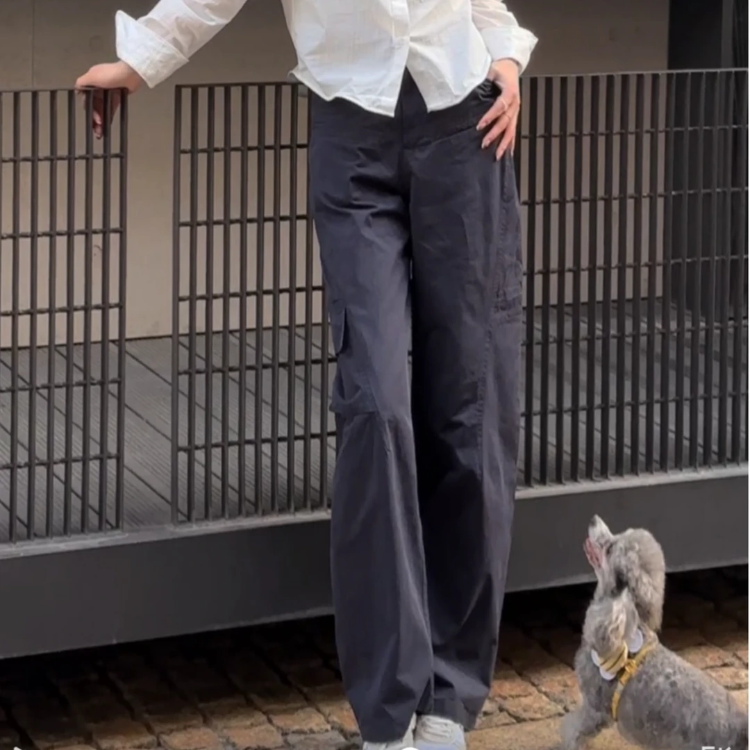 Nana-原创设计 新款口袋工装裤#HF-15715