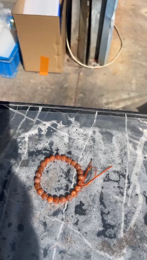 【闪购商品】水晶手串卡8mm+未镶嵌天然金太阳手串拍2单99发1
