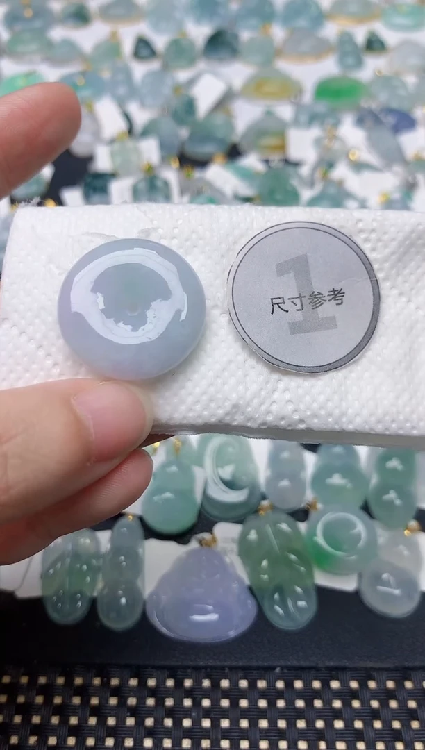 颈饰未镶嵌翡翠天然缅甸A货翡翠