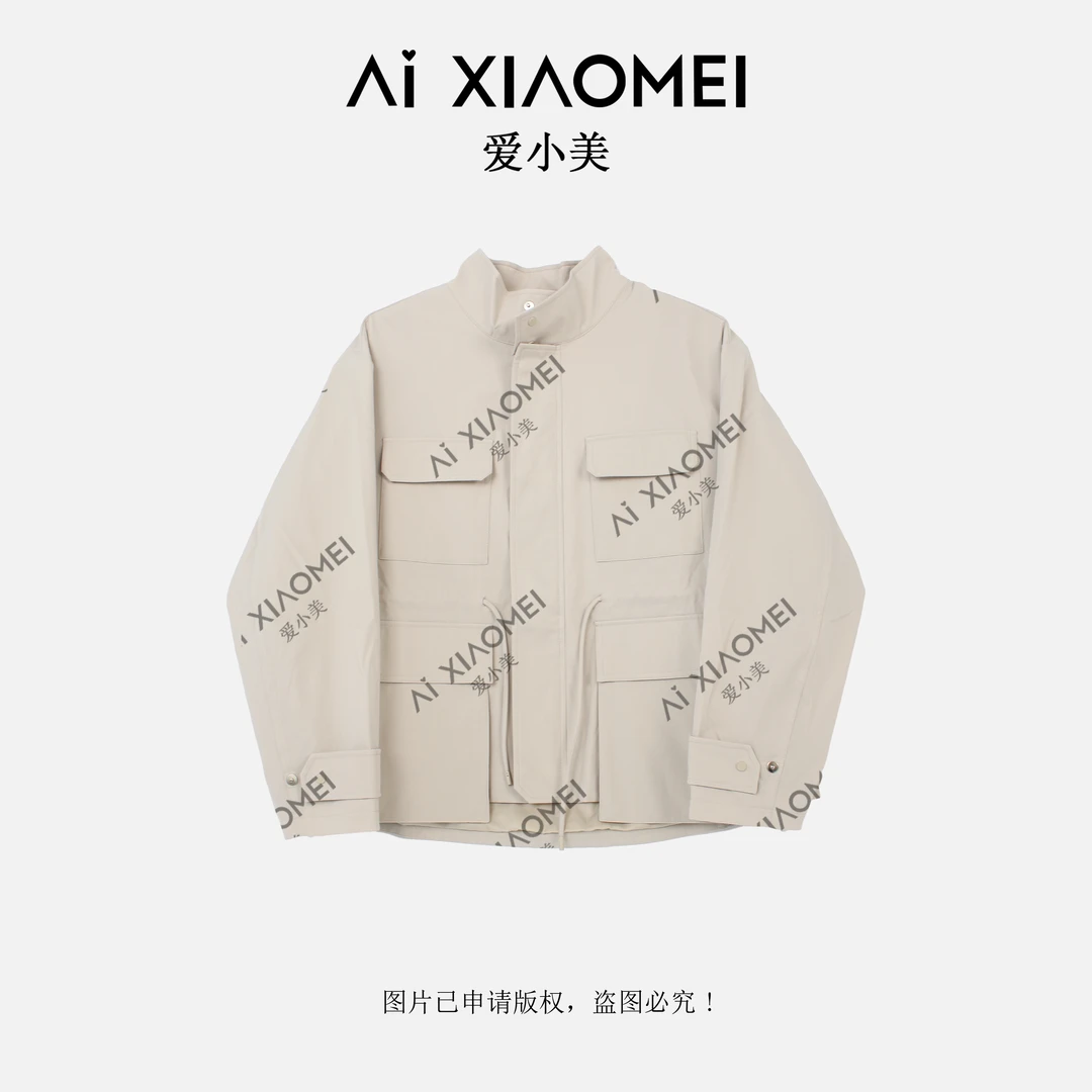 Aixiaomei/爱小美收腰工装风外套休闲【小美的礼物】WT-904