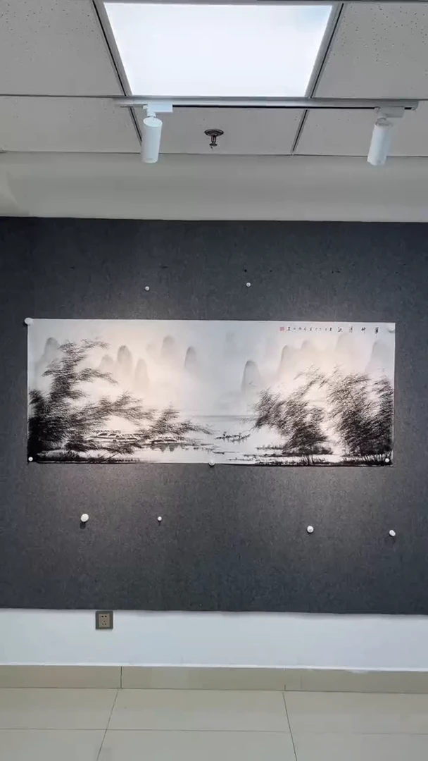 国画黄矩山老师小六尺