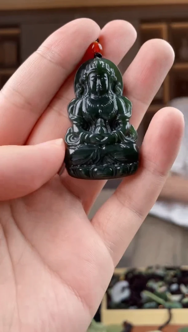 颈饰未镶嵌和田玉拍一发一，多样性发货