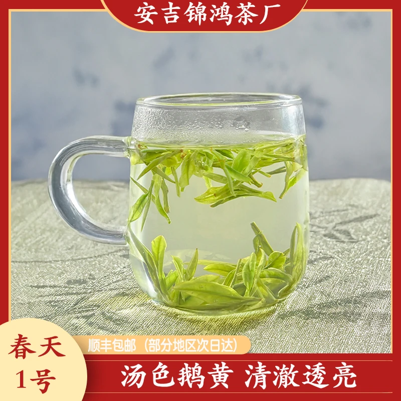 春天一号安吉明前绿茶白茶口粮茶兰花香高山白茶茶叶安吉新茶白茶