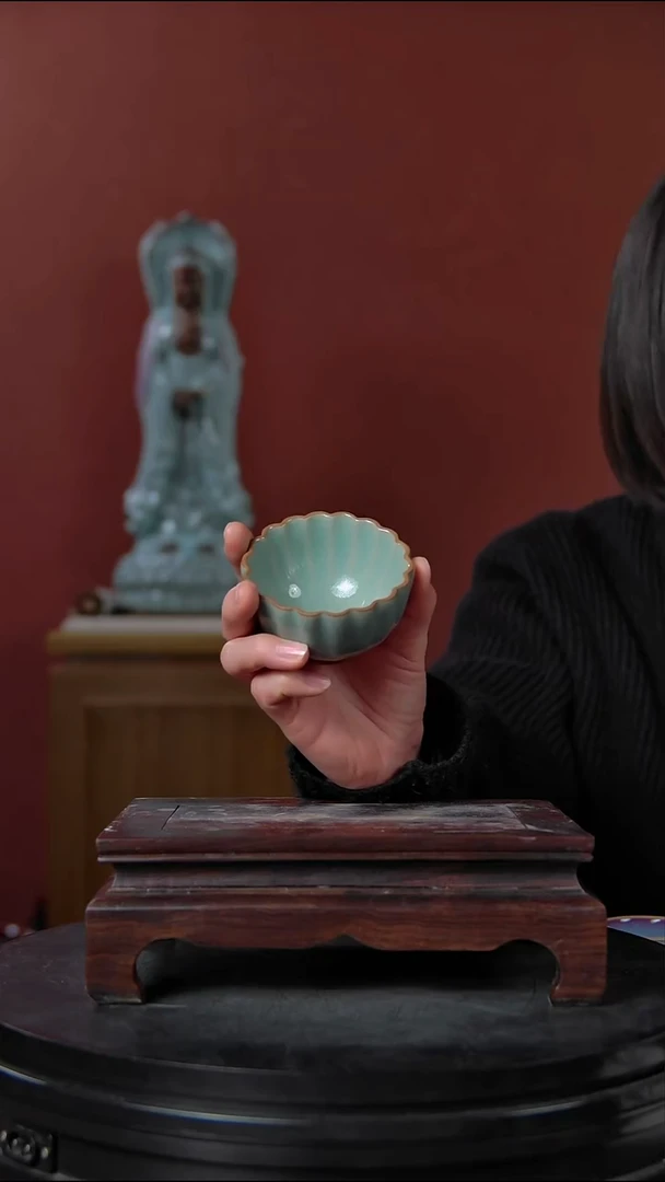 摆件大宋官窑【炭烧杯】