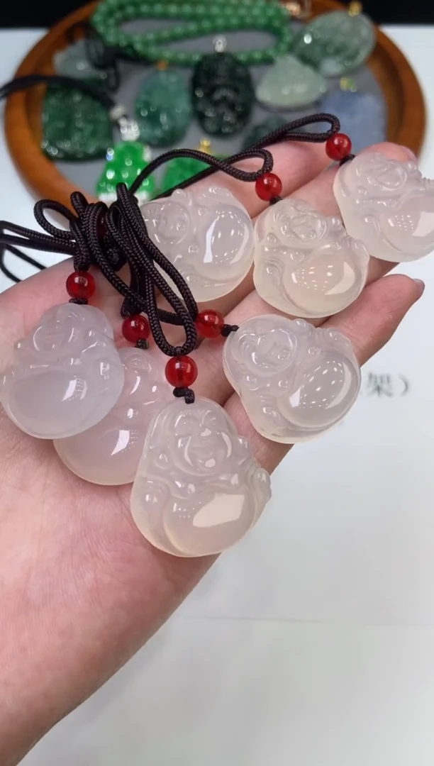 玛瑙/玉髓颈饰未镶嵌  2229496/佛公多样性发一件