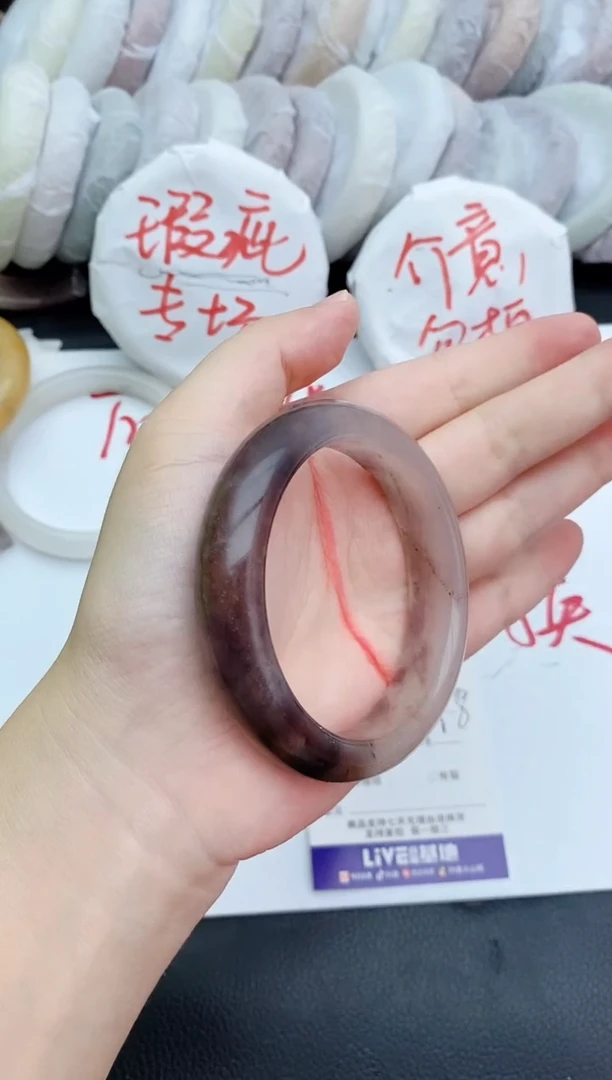 未镶嵌手镯石英质玉瑕疵234+57/58