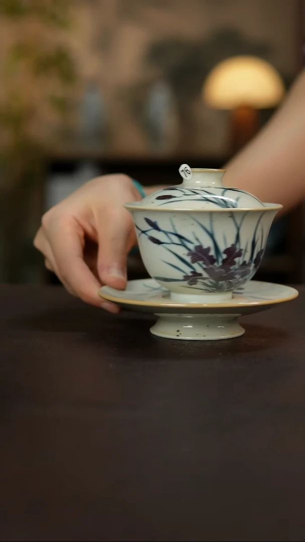 杯景德镇陶瓷杯碗柴烧多人