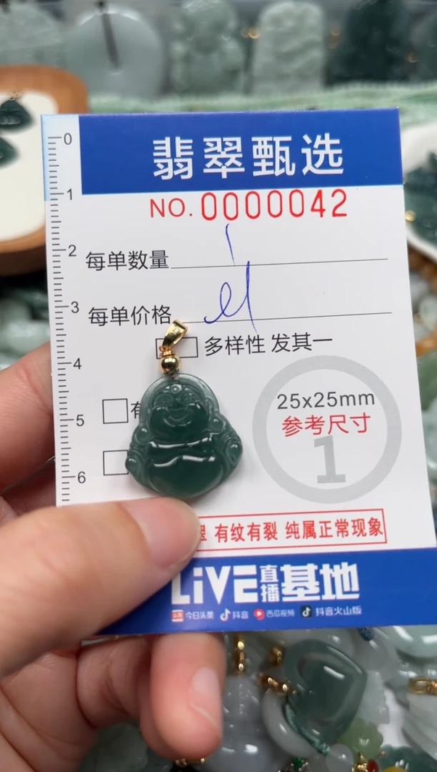 【闪购商品】翡翠颈饰未镶嵌00..0042