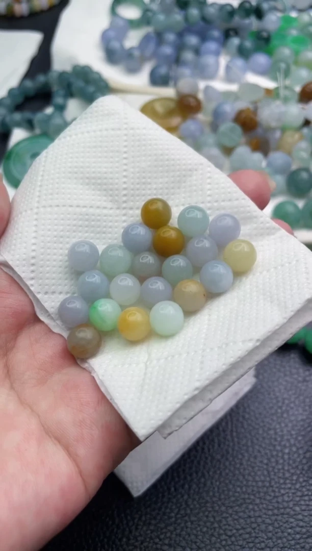 定制翡翠未镶嵌水*珠子