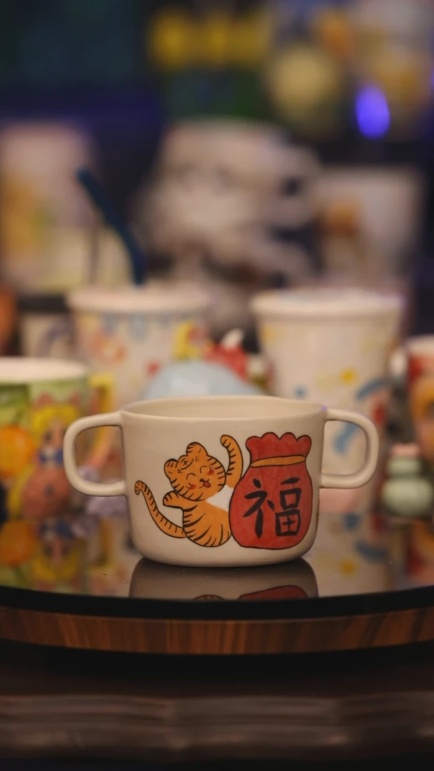 【闪购商品】摆件景德镇釉下彩绘设计师款式陶瓷