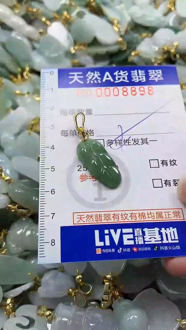 颈饰未镶嵌翡翠纯天然a货翡翠