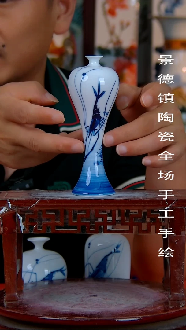 摆件景德镇陶瓷 全场手工手绘