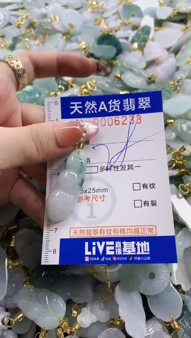 颈饰未镶嵌翡翠天然A货翡翠