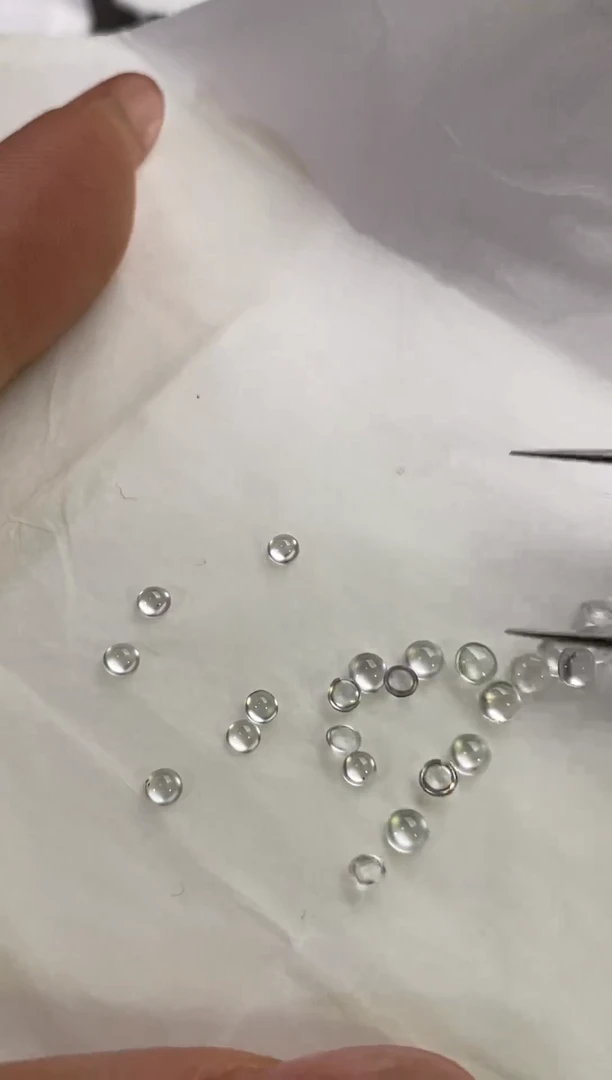 未镶嵌散珠翡翠龙石种蛋面多样性发其一