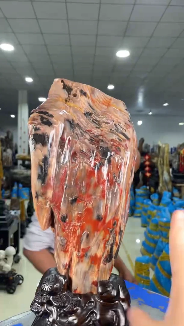 【闪购商品】硅化玉摆件未镶嵌91