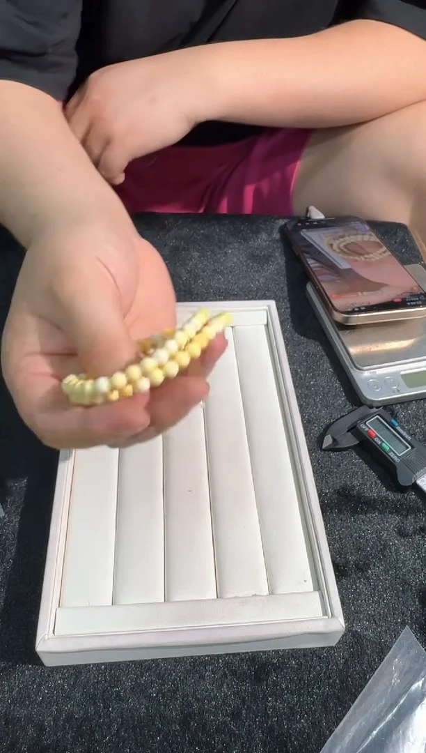 水晶手链未镶嵌L041黄金car三圈