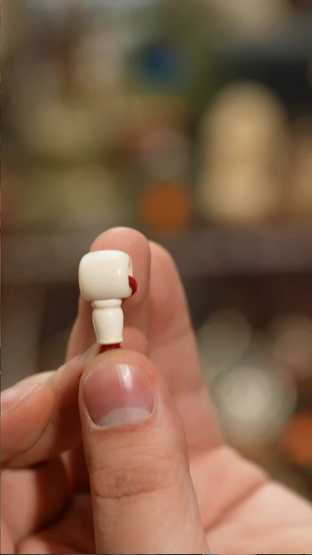 把件柏香籽/百香籽白檀木三通