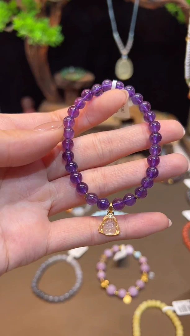 水晶手链未镶嵌手饰@@F4928