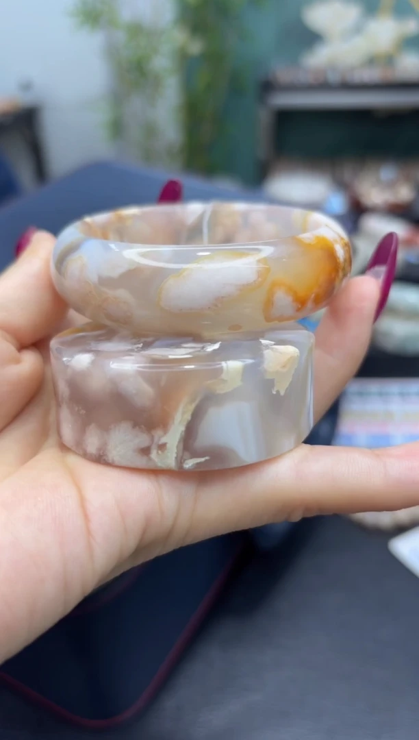 未镶嵌手镯石英质玉A199(57圈赠送镯心)