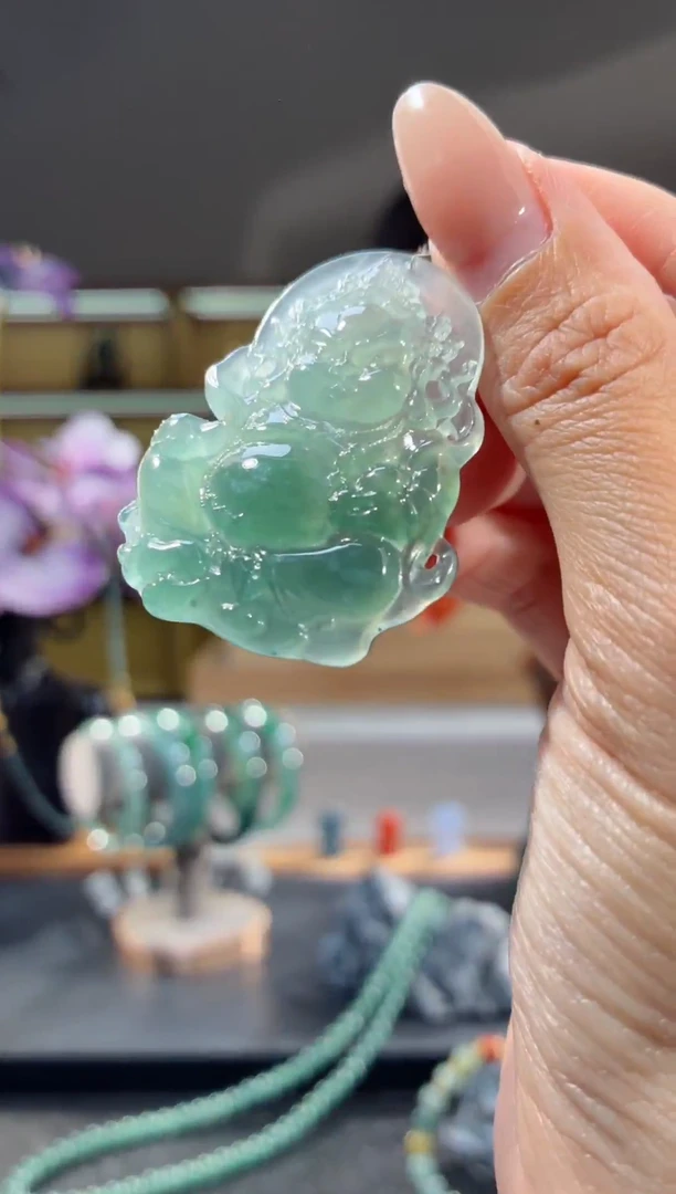 吊坠(不含链)未镶嵌翡翠黄财神