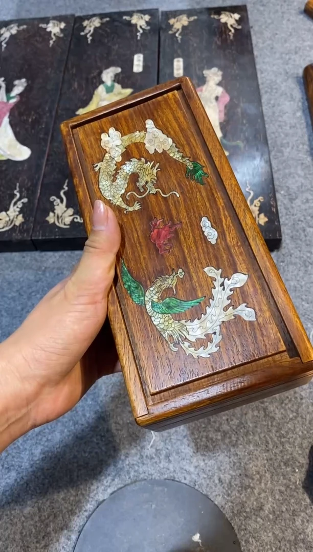 香榧木紫檀拆件雕刻板以直播间实物为准微瑕老物件