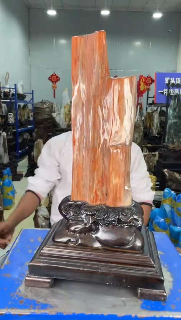 【闪购商品】硅化玉摆件未镶嵌57