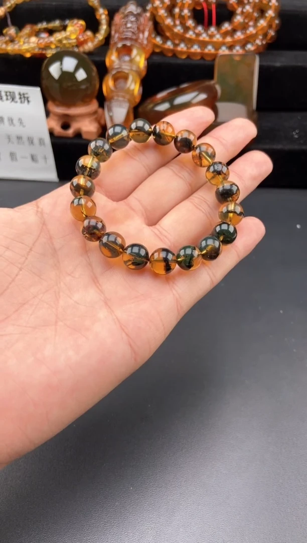 【闪购商品】琥珀手串未镶嵌药珀