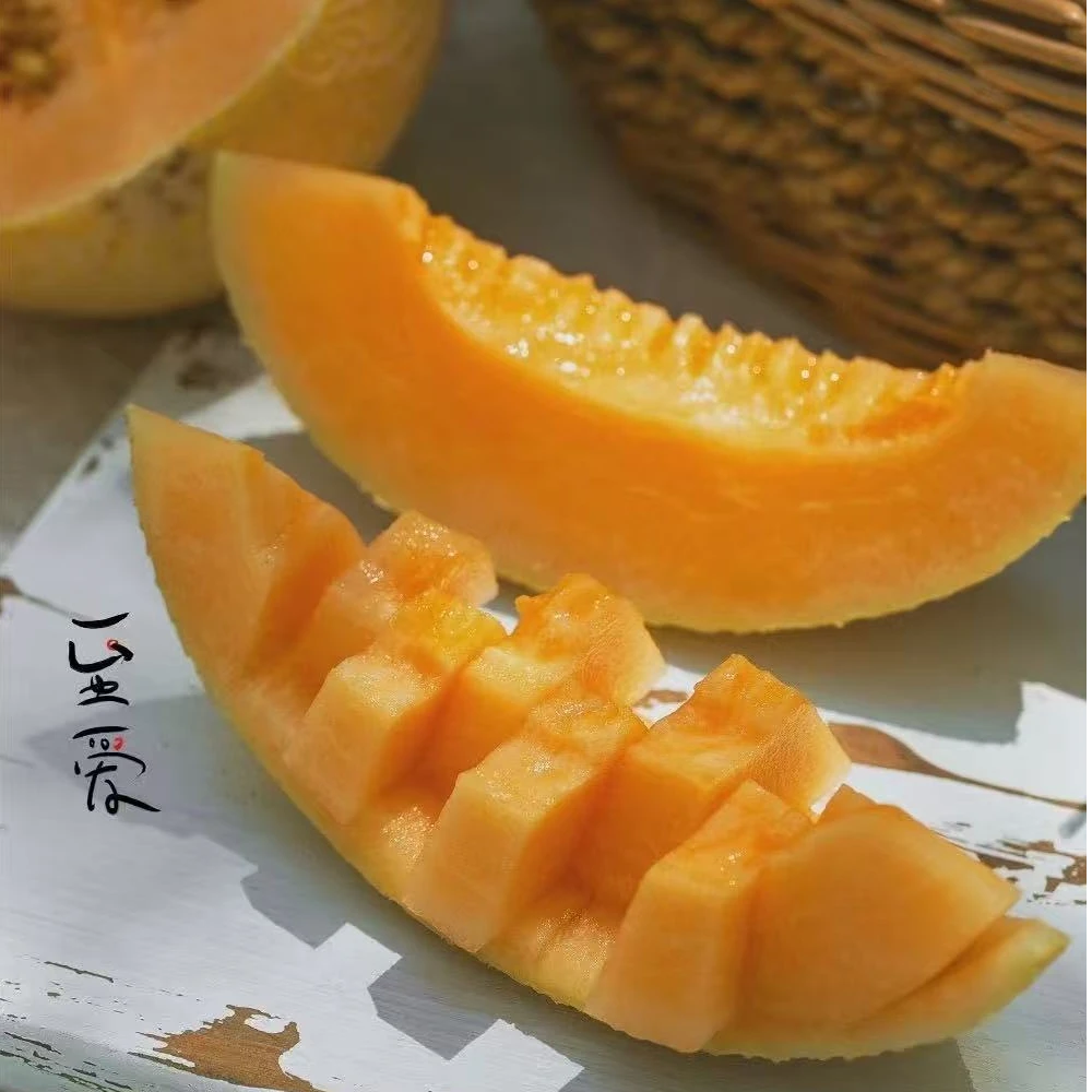 华隆蜜  新疆至爱 黄金蜜瓜 脆甜哈密瓜  2颗分装/原箱