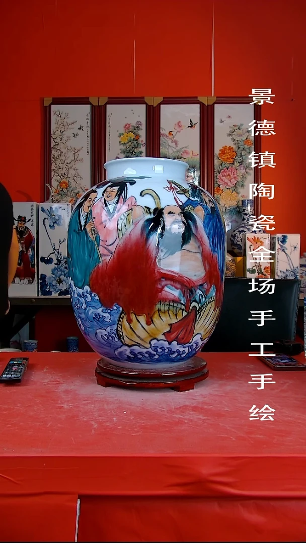 摆件景德镇陶瓷 全场手工手绘