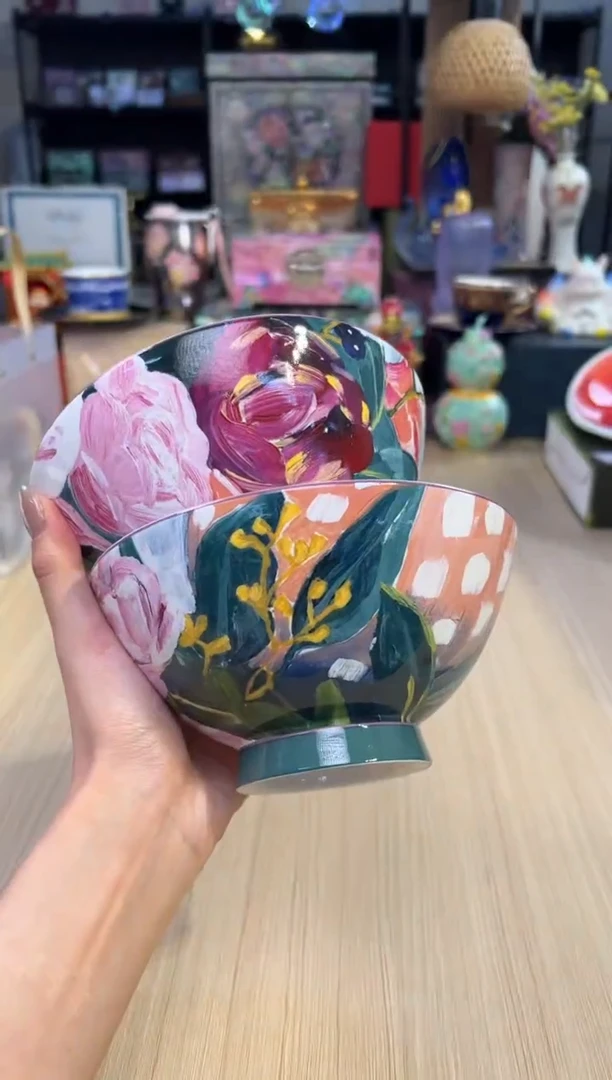 115油画面碗套二