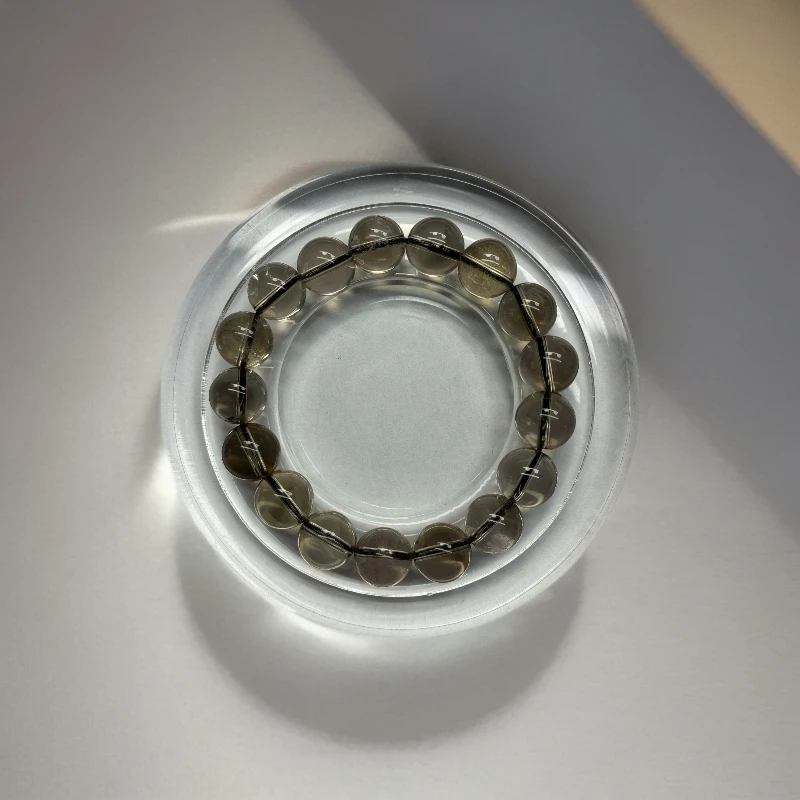 老矿料茶白手串12mm简约款