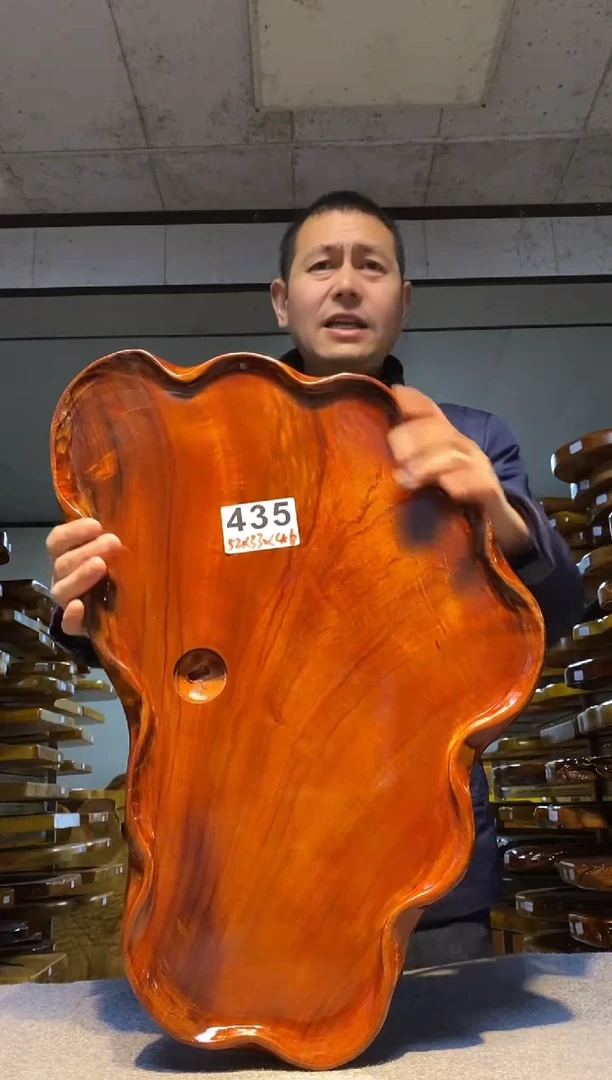 实木原木茶盘 一物一拍(不含配件）