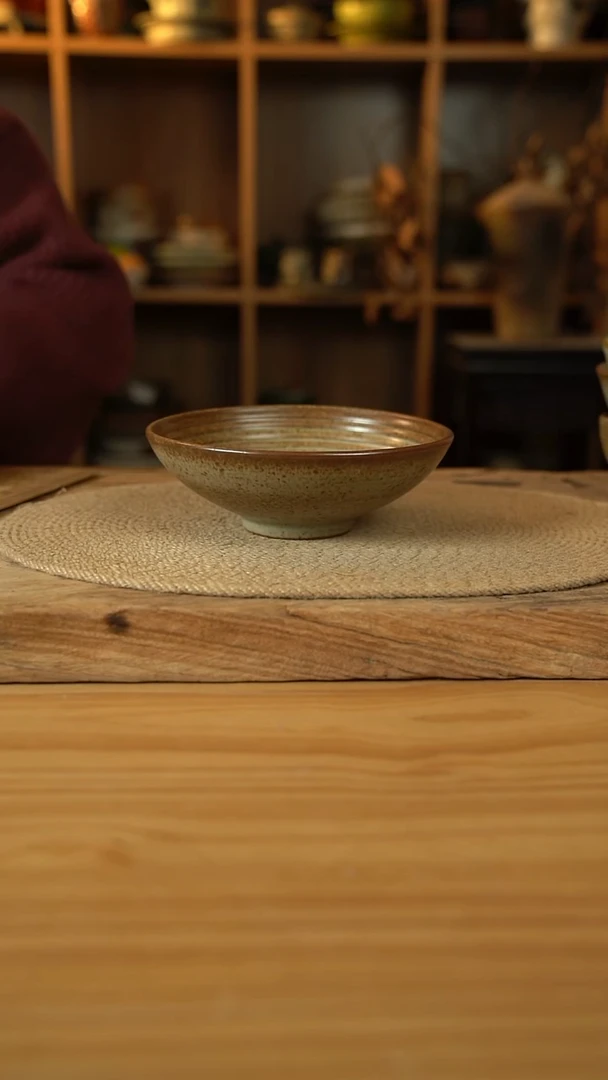 福利奶奶系列的7英寸内螺纹燕麦酸奶碗1个