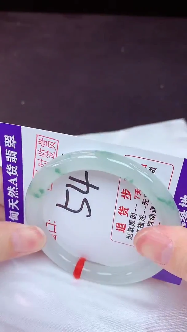 未镶嵌手镯翡翠54（48小时鉴赏期 ）