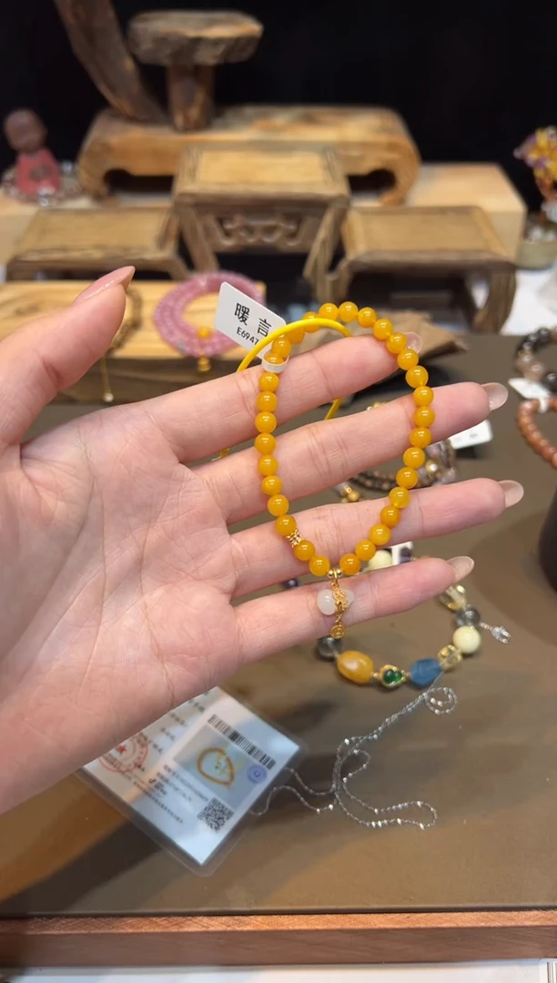 未镶嵌琥珀手饰手饰@@E6947