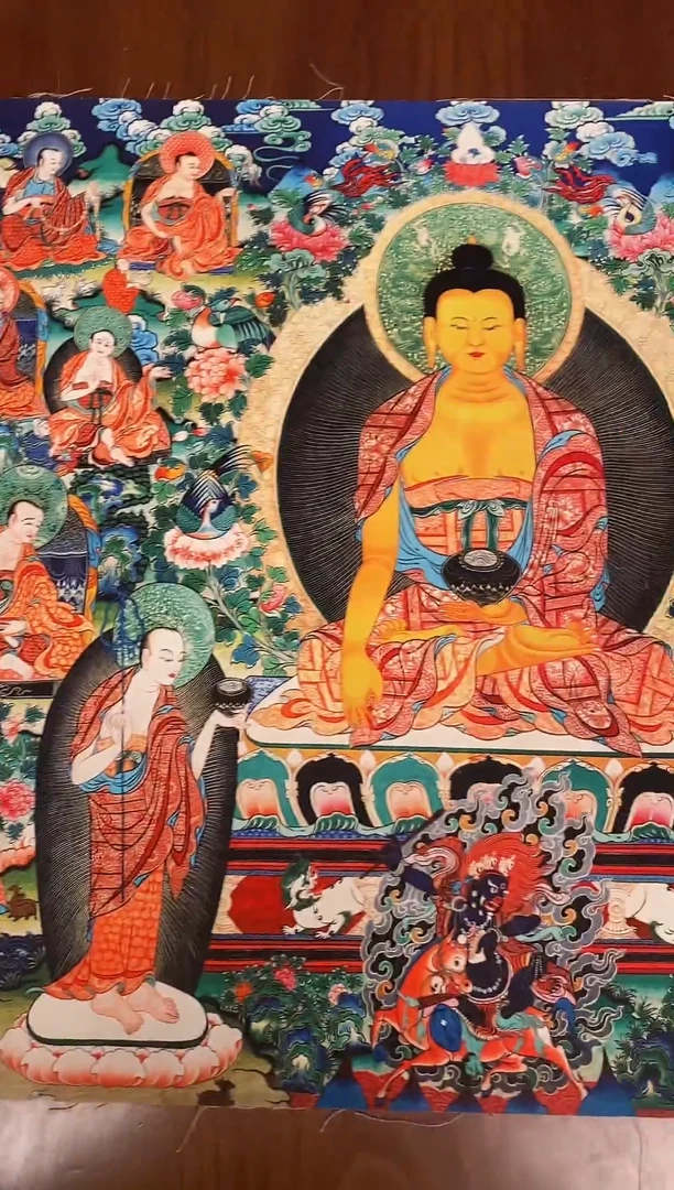 装裱画精美唐卡tk16046