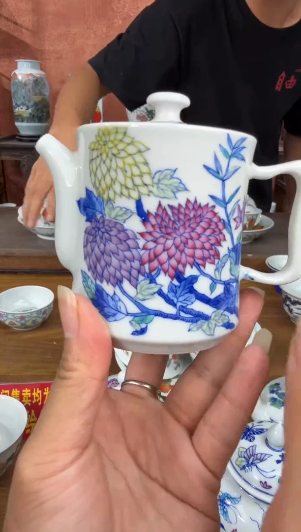 吴义松陶盟手绘陶瓷编码：