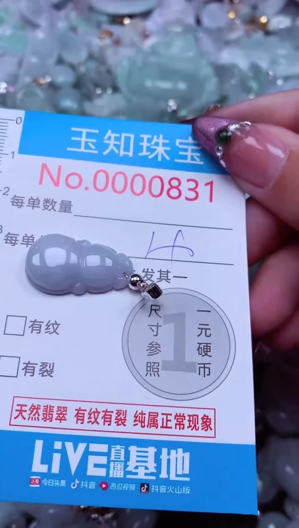 吊坠(不含链)未镶嵌翡翠831
