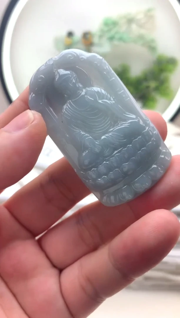 颈饰未镶嵌翡翠阿弥陀佛