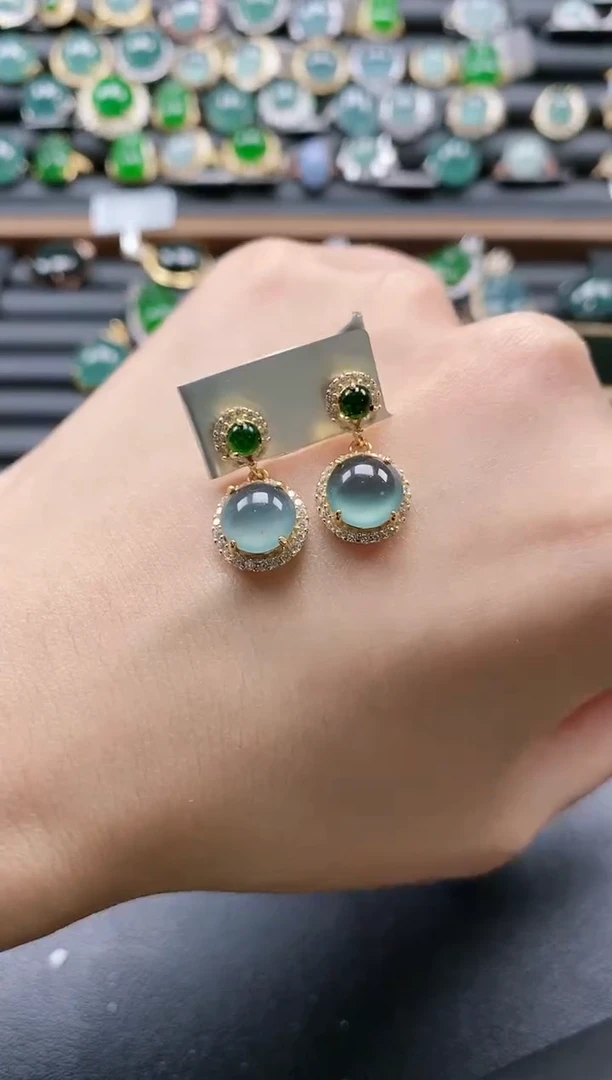 【闪购商品】翡翠戒指银S925镶嵌51511