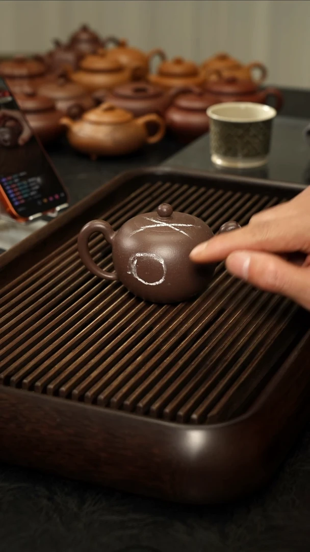 茶壶紫砂开心一下的壶
