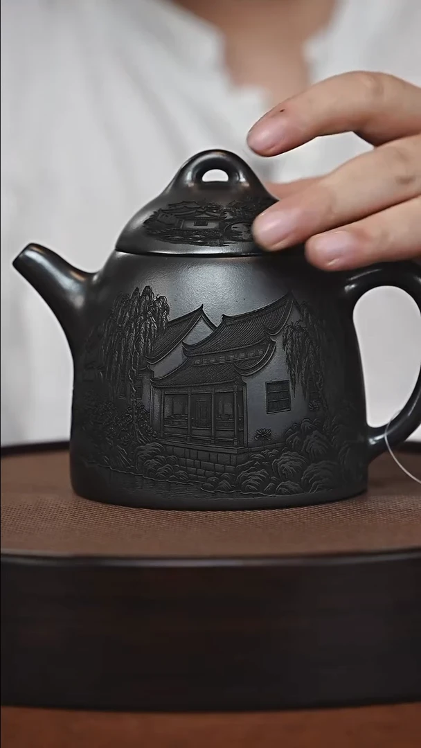 茶壶紫砂原矿紫砂壶
