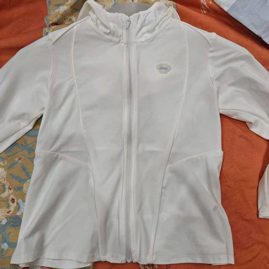 ZZ李宁 白色童装防晒服120