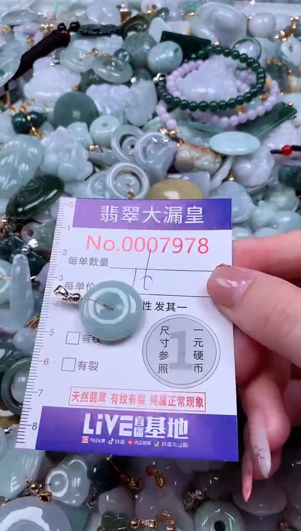 颈饰未镶嵌翡翠7978