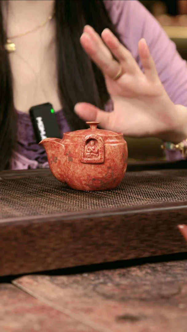 茶壶紫砂敦煌手抓壶