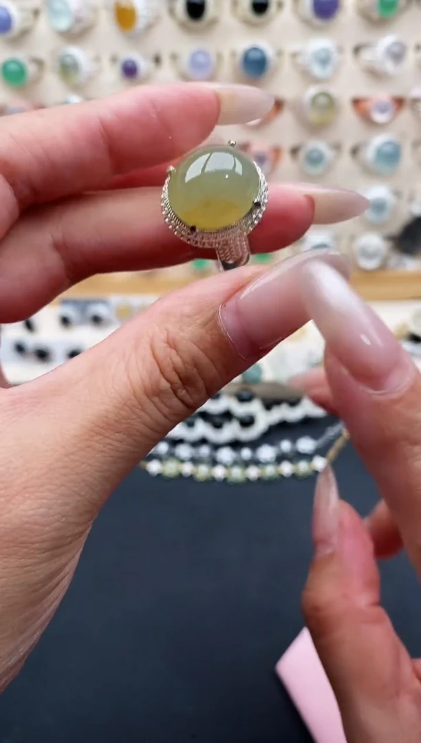 未镶嵌戒指翡翠天然缅甸翡翠A货111-10-6