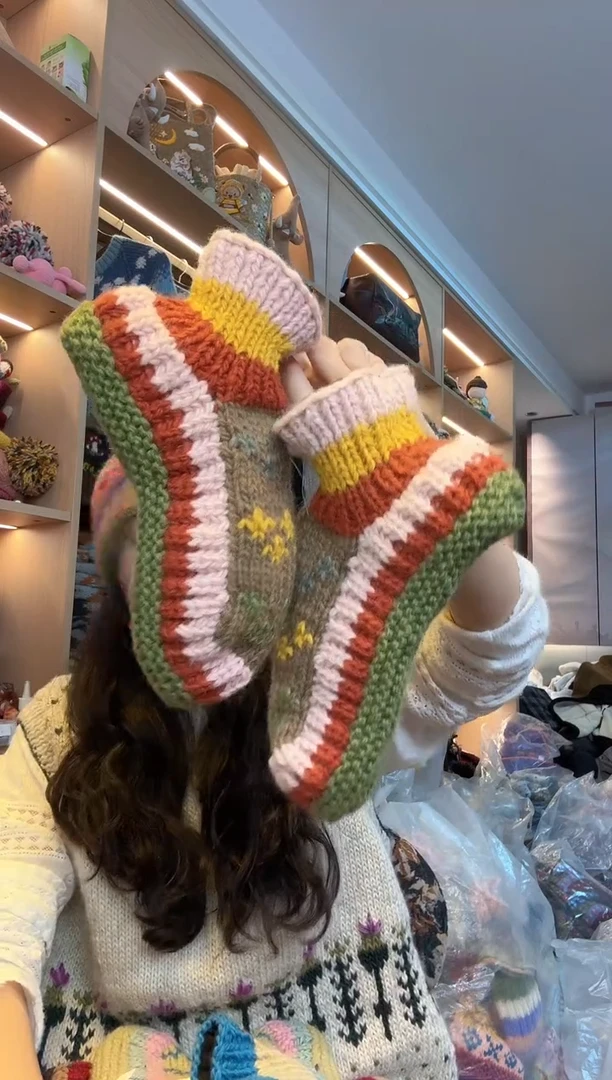 羊毛Y纯手工袜子177