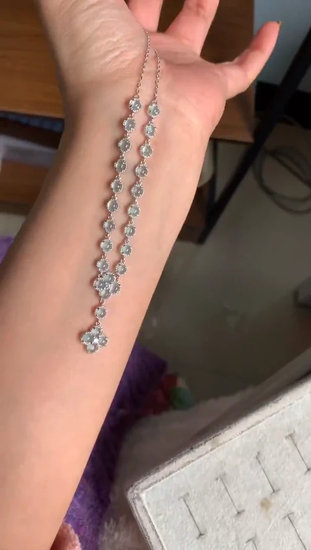 银S925镶嵌戒指翡翠项链