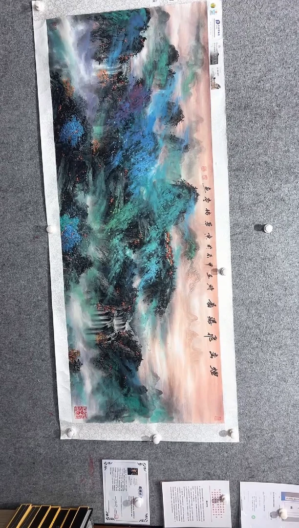 国画张传亭老师的作品3